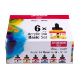 Acrylic Ink Set (6pk) - Basic