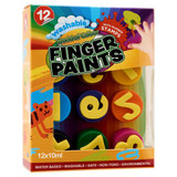 Finger Paints w/Number Stamps (12pk)