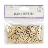 Wooden Letter Tags (100pcs)