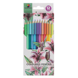 Coloured Pencils (12pk) - Pastels