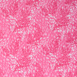 Lightweight Crepe de Chine Polyester in Bubblegum Animal Print - Per ½ Metre