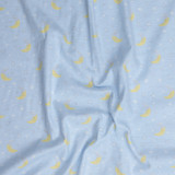 Cotton Flannel: Moon Blue - Per ½ Metre