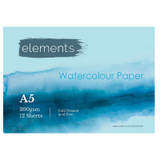 A5 Elements Paper Pad (12pk) - Watercolour