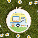 Cross Stitch Kit - Caravan