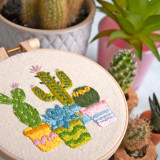 Embroidery by Numbers - Cacti