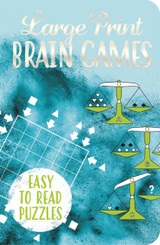 Large Print Brain Games by Eric Saunders