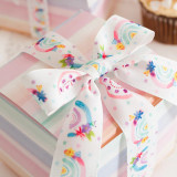 Rainbow Dreams Ribbon (25mm) - Per Metre