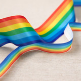 Rainbow Stripe Ribbon - Per Metre