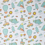 Cotton Jersey Print: Dino - Per ½ Metre