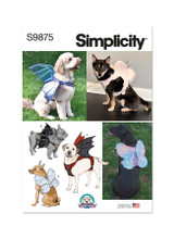 Dog Harness w/Wings in Simplicity (S9875)