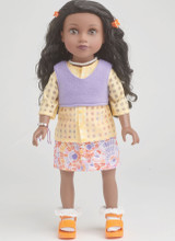 18" 90's Inspired Doll Clothes in Simplicity (S9874)