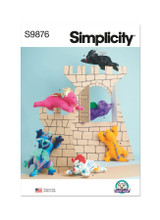 Plush Dinosaurs & Dragons in Simplicity (S9876)