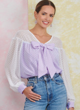 Puff Sleeve Blouses in Simplicity Misses' (S9921)