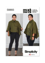 Cape By Mimi G Style in Simplicity Misses' (S9893)