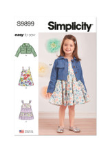Toddlers' Jean Jacket & Dress in Simplicity Kids (S9899)