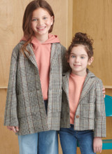 Children’s & Girls’ Lined Jacket in Simplicity (S9831)