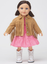 18” Western Style Doll Clothes by Elaine Heigl Designs in Simplicity (S9728)