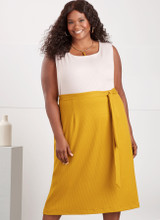 Plus Size Knit Top, Cardigan & Skirt in Simplicity (S9717)