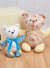 Learn to Sew Plush Memory Bears in Simplicity (S9569)