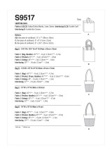 Shopping Bags in Simplicity (S9517)