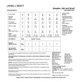 Sweater, Hat & Scarf in James C. Brett Marble Chunky (JB800)