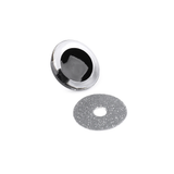 40mm Glitter Safety Eyes (2pk) - Silver
