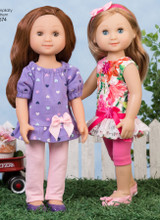 14" Casual Style Doll Clothes in Simplicity (S8574)
