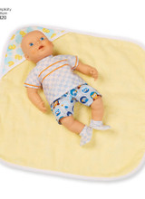 15" Baby Doll Clothes in Simplicity (S8820)
