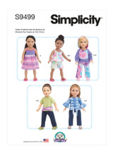 18" Hoodie & Tank Top Doll Clothes in Simplicity (S9499)