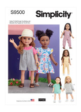 18" Jumpsuit & Doll Clothes in Simplicity (S9500)