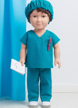 18" Lab Coat Doll Clothes in Simplicity (S9367)