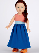 18" Short Sleeve Dresses Doll Clothes in Simplicity (S8903)