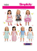 18" Wrap Dress Doll Clothes in Simplicity (S1484)