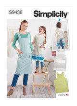 Crossback Aprons in Simplicity (S9436)
