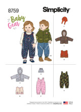 Babies' Sportswear in Simplicity Kids (S8759)