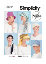 Chemo Head Coverings in Simplicity (S9491)