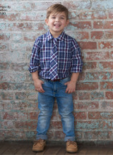 Boy's & Men's Shirt, Boxer Shorts & Tie in Simplicity (S8180)