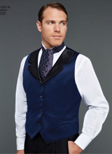 Boy's & Men's Vest, Bow-tie, Cummerbund & Ascot in Simplicity (S8023)