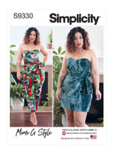 Strapless Jumpsuit & Mini Dress by Mimi G in Simplicity Misses' (S9330)
