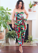 Strapless Jumpsuit & Mini Dress by Mimi G in Simplicity Misses' (S9330)