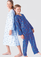 Boy's/Girl's V-Neck Shirts, Gown, Shorts & Pants in Simplicity Kids (S9209)