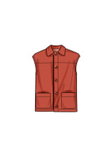 Boys & Men's Outdoor Jacket, Vest, Hat & Crossbody Bag in Simplicity (S9694)