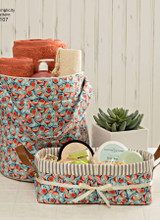 Bucket, Basket & Tote Organizers in Simplicity (S8107)