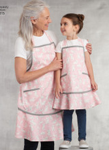 Aprons in Simplicity Misses' & Kids (S8815)