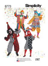Family Clown Costumes in Simplicity Costumes (S8773)