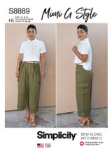 Shirt & Wide Leg Pants in Simplicity Misses' (S8889)