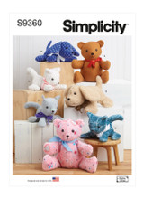 Plush Animals in Simplicity (S9360)