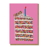 Greeting Card - Piece of Cake