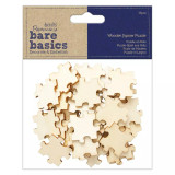 Bare Basics Wooden Jigsaw Pieces (36pk)