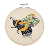 Embroidery Kit w/Hoop - Floral Bee